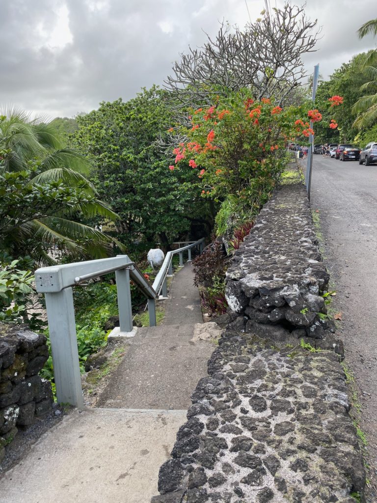 Hamoa Beach Descending Walkway