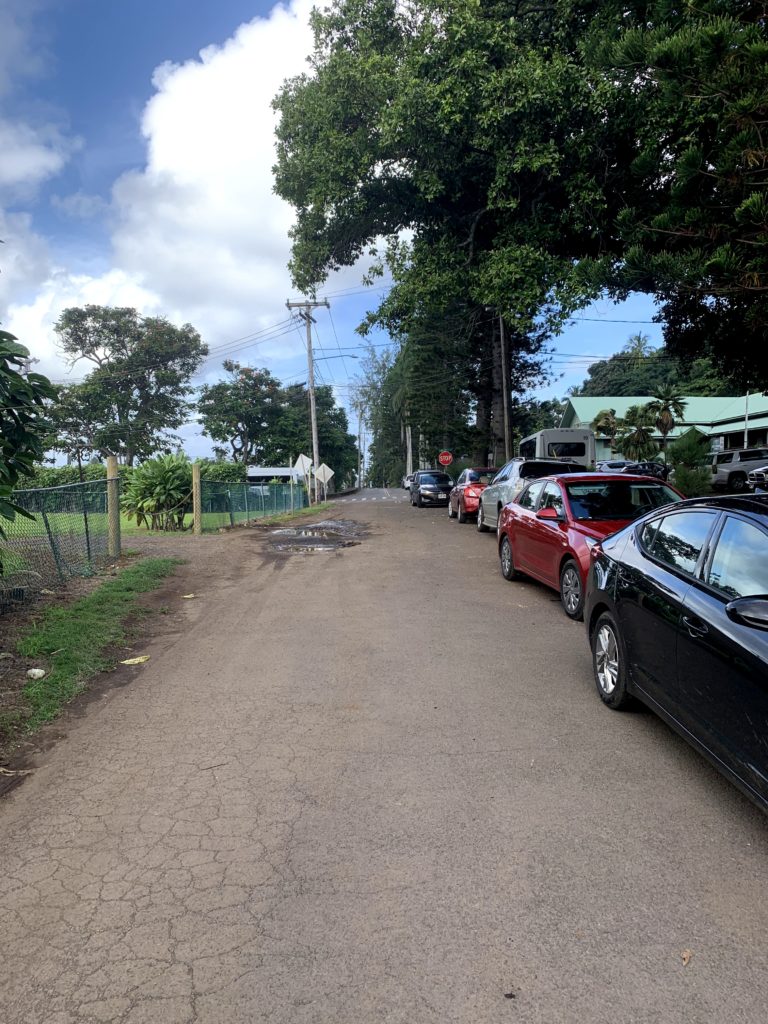 Kaihalulu Red Sand Beach Additional Street Parking