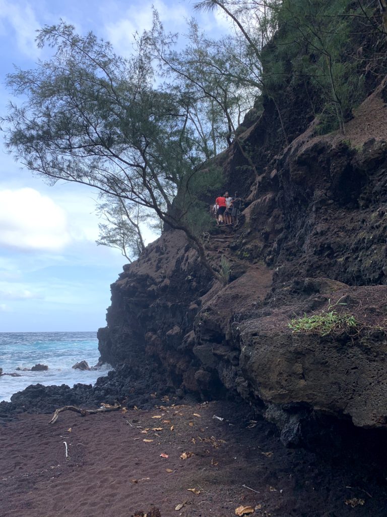 Kaihalulu Red Sand Beach Path Walkway