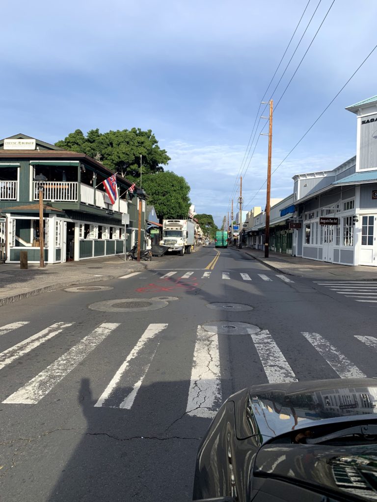 Lahaina Downtown North View