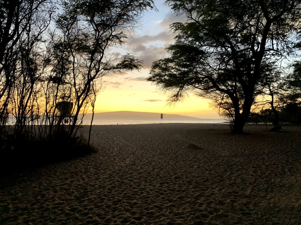 Makena State Park Sunset