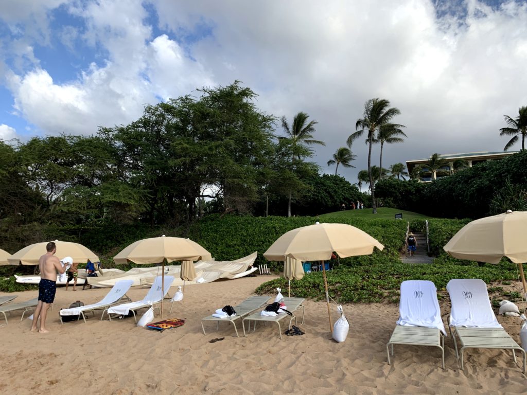 Wailea Beach Four Seasons Beach Chairs
