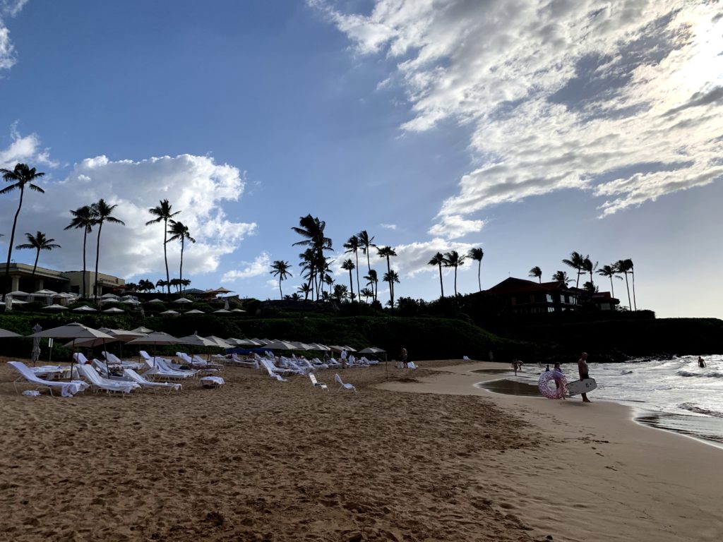Wailea Beach South View