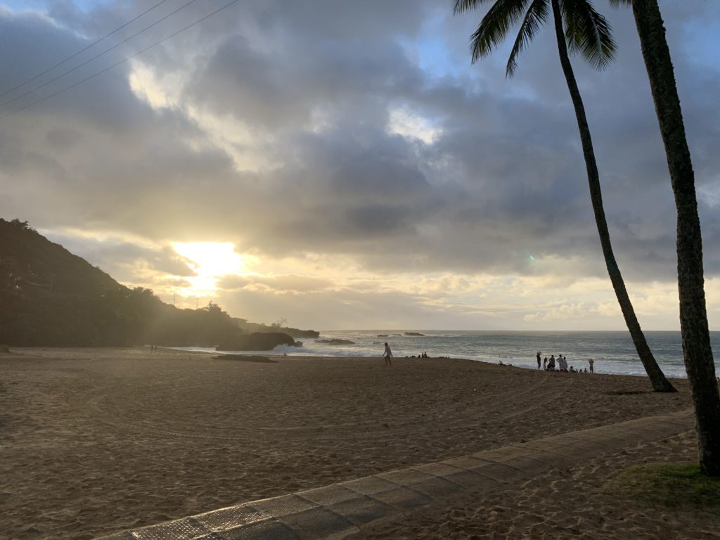 Waimea_Bay_South_West_Sunset