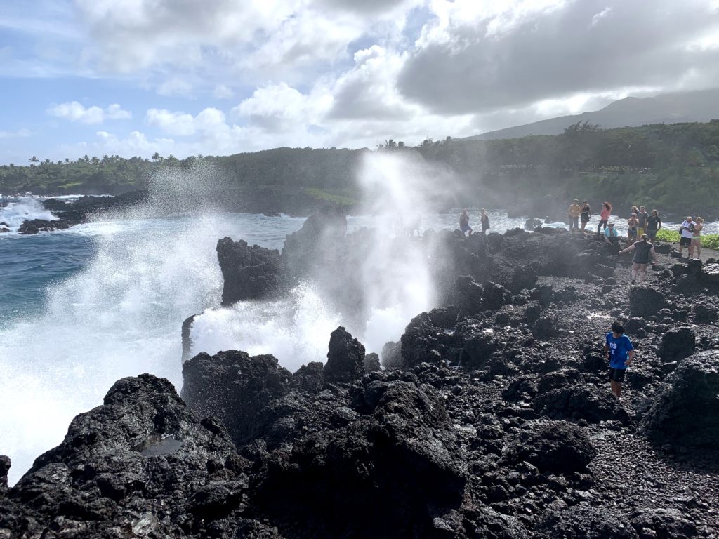 Wai’anapanapa State Park Blowhole Spray